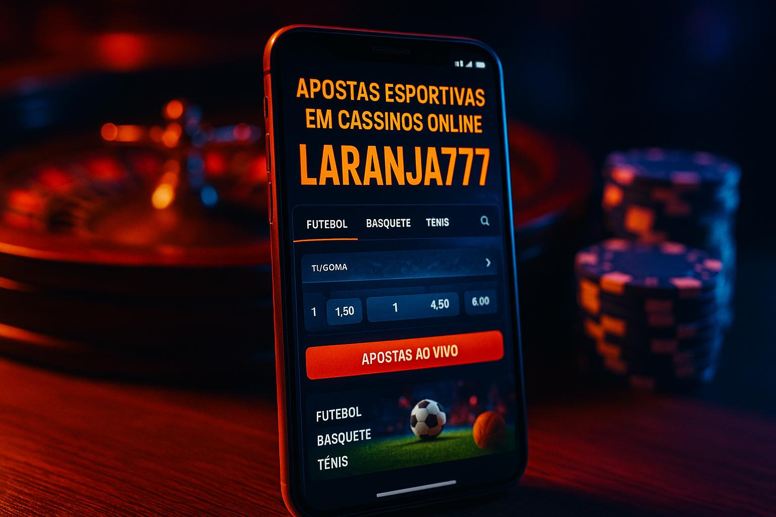 Apostas esportivas no cassino online LARANJA777