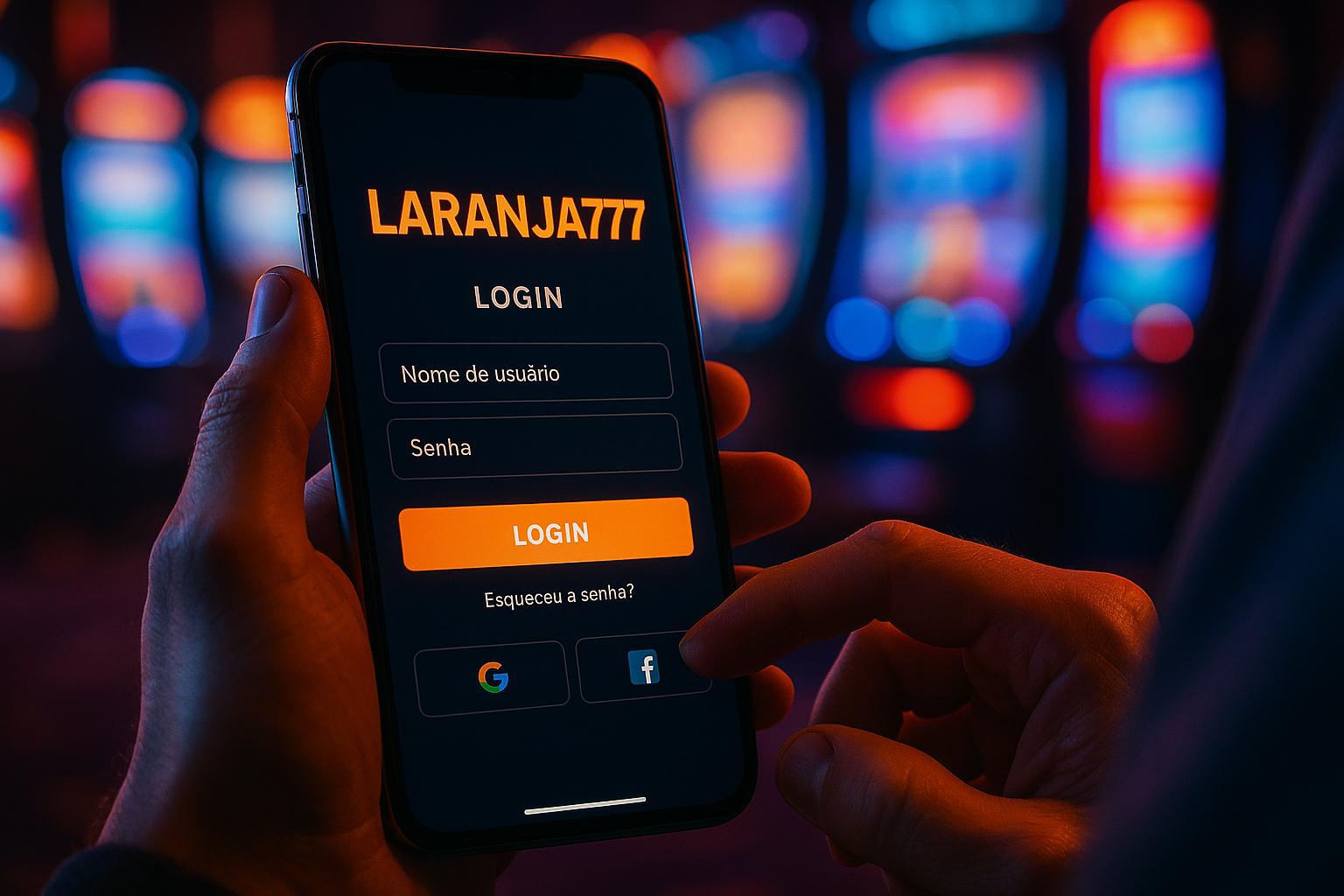 Login no Cassino LARANJA777