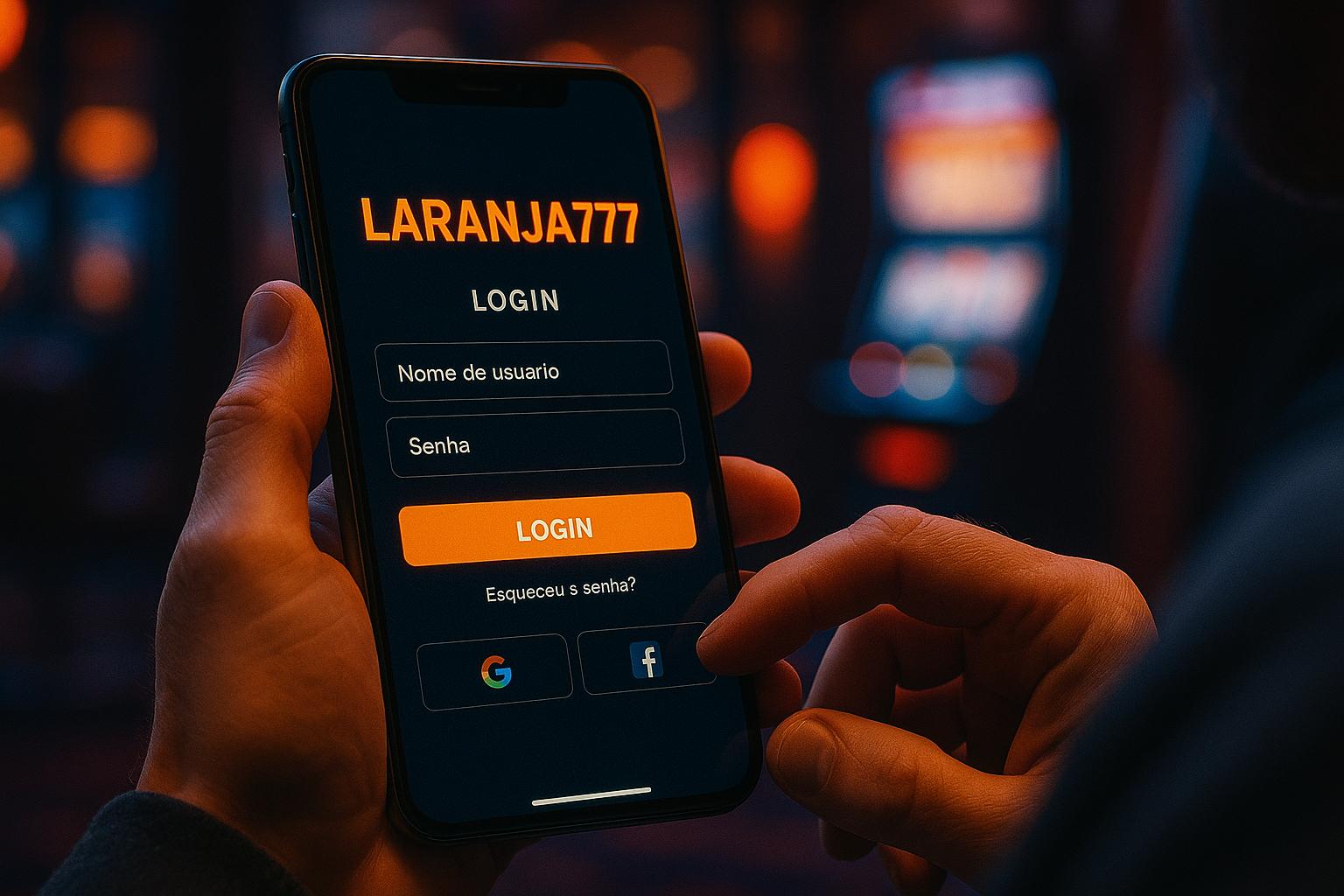 Não Perca tempo, o rRgistro na site LARANJA777